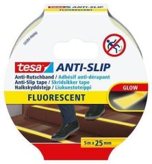 Protiskluzová páska Anti-Slip 55580, fluorescenční, 25 mm x 5m, TESA