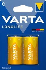 VARTA  Baterie, C (malý monočlánek), 2 ks, VARTA Longlife Extra