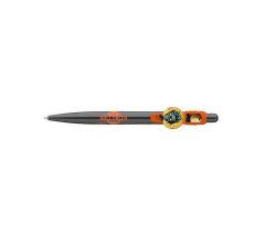 Kuličkové pero Halloween, oranžová-šedá, 0,8 mm, modrá, stiskací mechanismus, ICO 9010193003