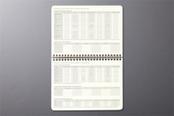 SIGEL  Kalendář Conceptum, černá, měsíční, stolní, volně stojící, 213 x 220 x 18 mm, 2026, SIGEL C2681