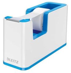 WOW Leitz  Odvíječ lepící pásky “Duo”, modrá, stolní, s páskou, LEITZ