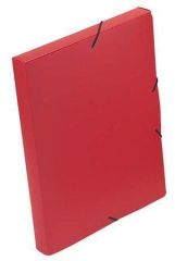 Viquel  Desky s gumičkou Coolbox, červené, PP, 30 mm, A4, VIQUEL
