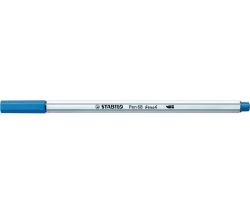 Štětcový fix Pen 68 brush, modrá, STABILO