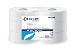 LUCART  Toaletní papír Strong, bílý, 200 m, průměr 23 cm, 2 vrstvý, LUCART  ,balení 6 ks