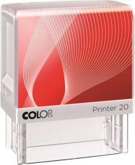 Colop  Razítko, COLOP Printer IQ 20, bílé razítko - černý polštářek