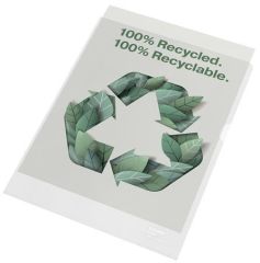 Desky L Recycled, transparentní, A4, ESSELTE ,balení 100 ks