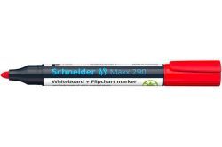 SCHNEIDER  Popisovač na bílou tabuli a flipchart Maxx 290, červená, 1-3 mm, kuželový hrot, SCHNEIDER 129002