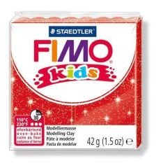 FIMO  Modelovací hmota Fimo kids 42g červená se třpytkami
