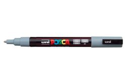 Posca  Akrylový popisovač Posca PC-3M, břidlicově šedá, 0,9-1,3 mm, UNI 2UPC3MPALASZURKE