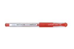 UNI  Gelové pero UM-151, červená, 0,38mm, s uzávěrem, UNI
