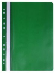 VICTORIA  Desky s rychlovazačem, europerforace, zelené, PP, A4, VICTORIA ,balení 20 ks