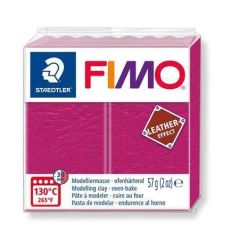 FIMO® Leather Effect, červená bobule 57g