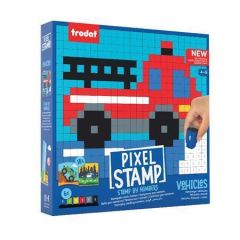 Kreativní sada razítek Pixel Stamp, dopravní prostředky, TRODAT CR-PXS-VE