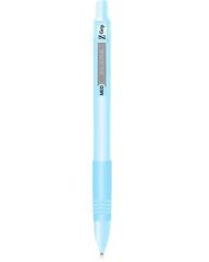 Kuličkové pero Z-Grip Pastel, modrá, 0,27 mm, stiskací mechanismus, ZEBRA 91802