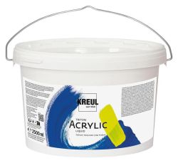 Akrylová barva TRITON SOLO GOYA, titanově bílá, 2500 ml, KREUL