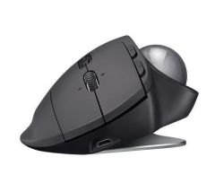 LOGITECH  Myš MX Ergo, černá, bezdrátová, optická, trackball, USB, TRUST