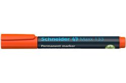 SCHNEIDER  Permanentní popisovač Maxx 133, oranžová, 1-4mm, klínový hrot, SCHNEIDER