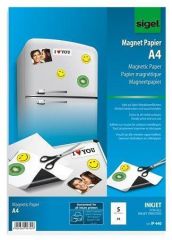 SIGEL  Magnetický papír, SIGEL ,balení 5 ks