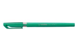 Kuličkové pero Excel, zelená, 0,38mm, s uzávěrem, STABILO ,balení 10 ks