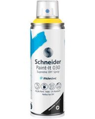 Akrylová barva ve spreji Paint-It 030, žlutá, 200 ml, SCHNEIDER ML03050063
