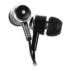 CANYON  Sluchátka EPM-01, černá, vestavěný mikrofon, CANYON CNE-CEPM01B