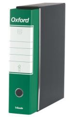 ESSELTE  Pákový pořadač s krabicí Oxford, zelená, 80 mm, A4, karton, ESSELTE
