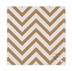 Korková nástěnka Chevron Cream, bez rámu, 40x40 cm, VICTORIA