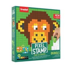 TRODAT  Kreativní sada razítek Pixel Stamp, zvířátka, TRODAT CR-PXS-AN