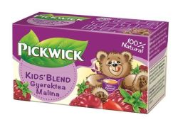 Ovocný čaj Kids Blend, malina, 20 x 1,5 g, PICKWICK