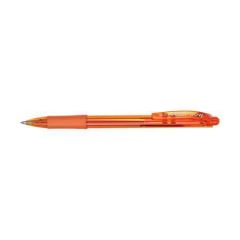 Kuličkové pero BK417, oranžová, 0,35 mm, stiskací mechanismus, PENTEL BK417-F