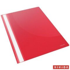 Desky s rychlovazačem Standard, červená, A4, PP, ESSELTE ,balení 25 ks