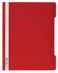 Desky s rychlovazačem, červená, PP, A4+, 50 ks/balení, DURABLE 257003 ,balení 50 ks