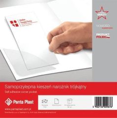 PANTA PLAST  Kapsa, rohová, samolepící, 120x120, PANTA PLAST ,balení 48 ks