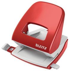 WOW Leitz  Celokovová stolní děrovačka NeXXt 5008 Wow, červená, 30 listů, LEITZ