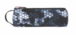 Penál kulatý Cots Grey Hive, černo-šedá, PULSE 121970