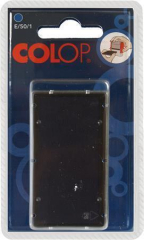 Polštářek do samobarvících razítek E50/1, modrá, 2 ks/blistr, COLOP 1114003