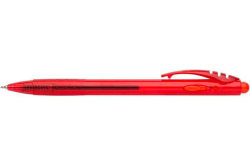 ICO  Gelové pero Gel-X, červená, 0,5mm, stiskací mechanismus, ICO ,balení 40 ks