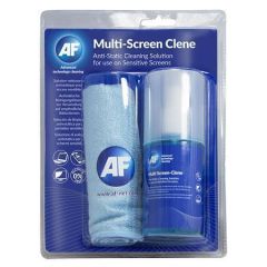 Čistící sprej na obrazovku Multi Screen-Clene, s mikrohadříkem a rozprašovačem, 200 ml, AF