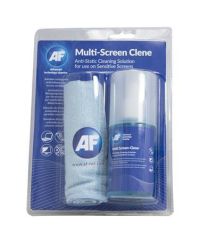 Čistící sprej na obrazovku Multi Screen-Clene, s mikrohadříkem a rozprašovačem, 200 ml, AF