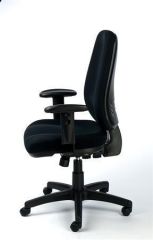 MAYAH  Manažerská židle Bubble, textilní, černá, černá základna, MaYAH