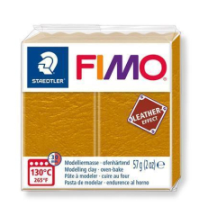 FIMO® Leather Effect, okrová 57g