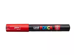 Akrylový popisovač Posca PC-1M, červená, 0,7 - 1,0 mm, UNI