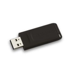 Verbatim  Pendrive Slider, černá, 128GB, USB 2.0, VERBATIM