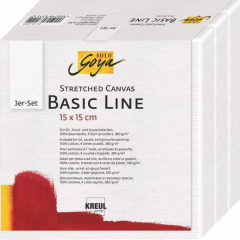 Malířské plátno Basic Line 18 x 24 cm, sada 3ks, KREUL ,balení 3 ks