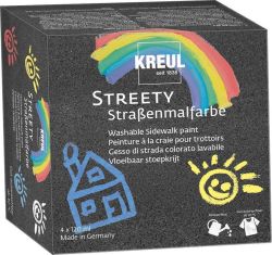 Sada Tekutá křída KREUL Streety 4 x 120 ml, KREUL ,balení 4 ks