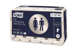 TORK  Toaletní papír Soft, 3-vrstvý, T4 systém, 30 m, TORK ,balení 30 ks
