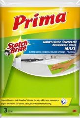 Utěrky univerzální Prima Scoth-Brite, zelená, 3M ,balení 3 ks