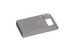 USB flash disk Data Traveler Micro, stříbrná, 16GB, USB 3.1, 100/15MB/s, KINGSTON