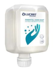 LUCART  Pěnové mýdlo IDENTITY Essential, bílá, náplň, 6 x 0,8 l, LUCART 89811000