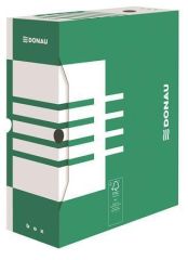 Donau  Archivační krabice, zelená, karton, A4, 120 mm, DONAU